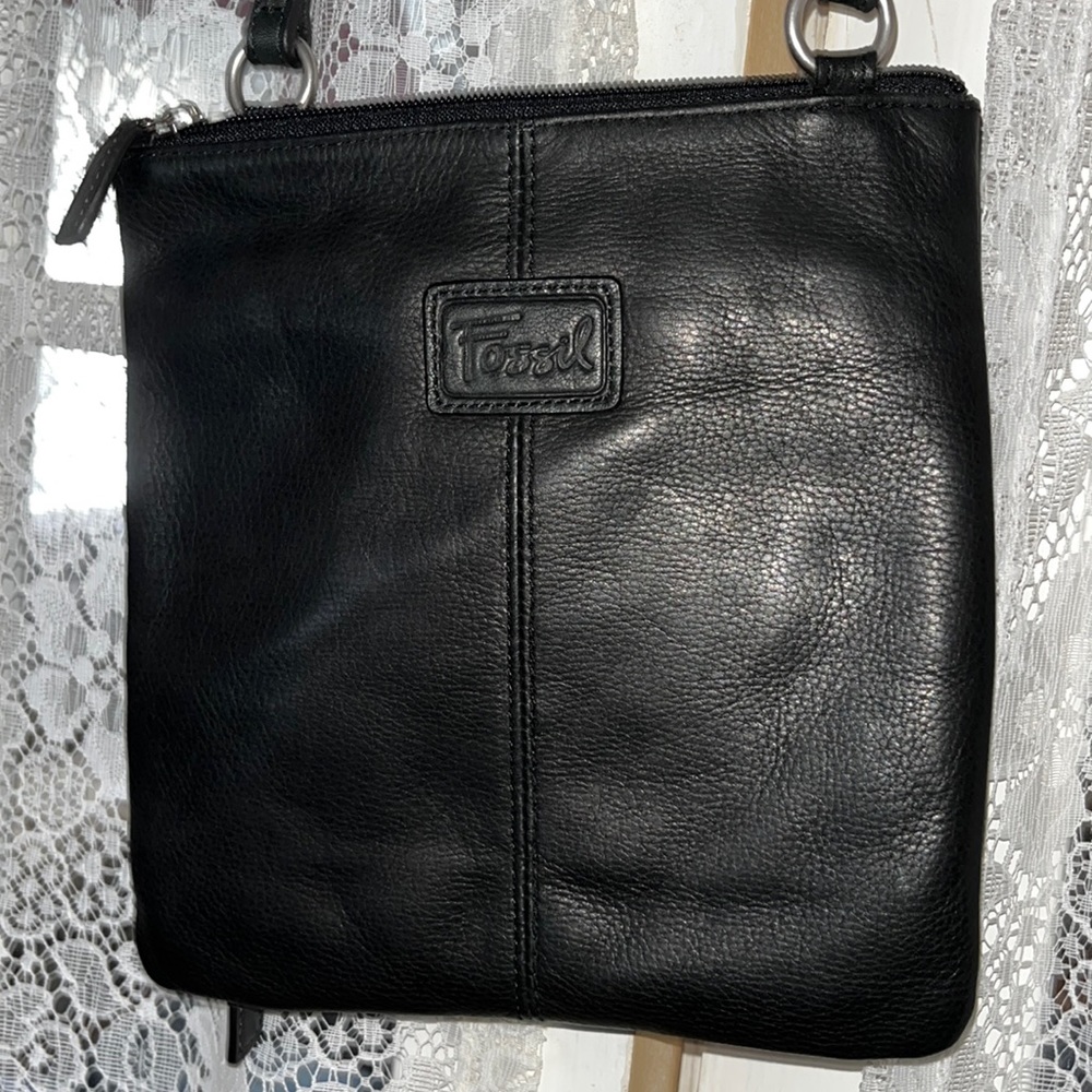 Black Fossil Crossbody bag